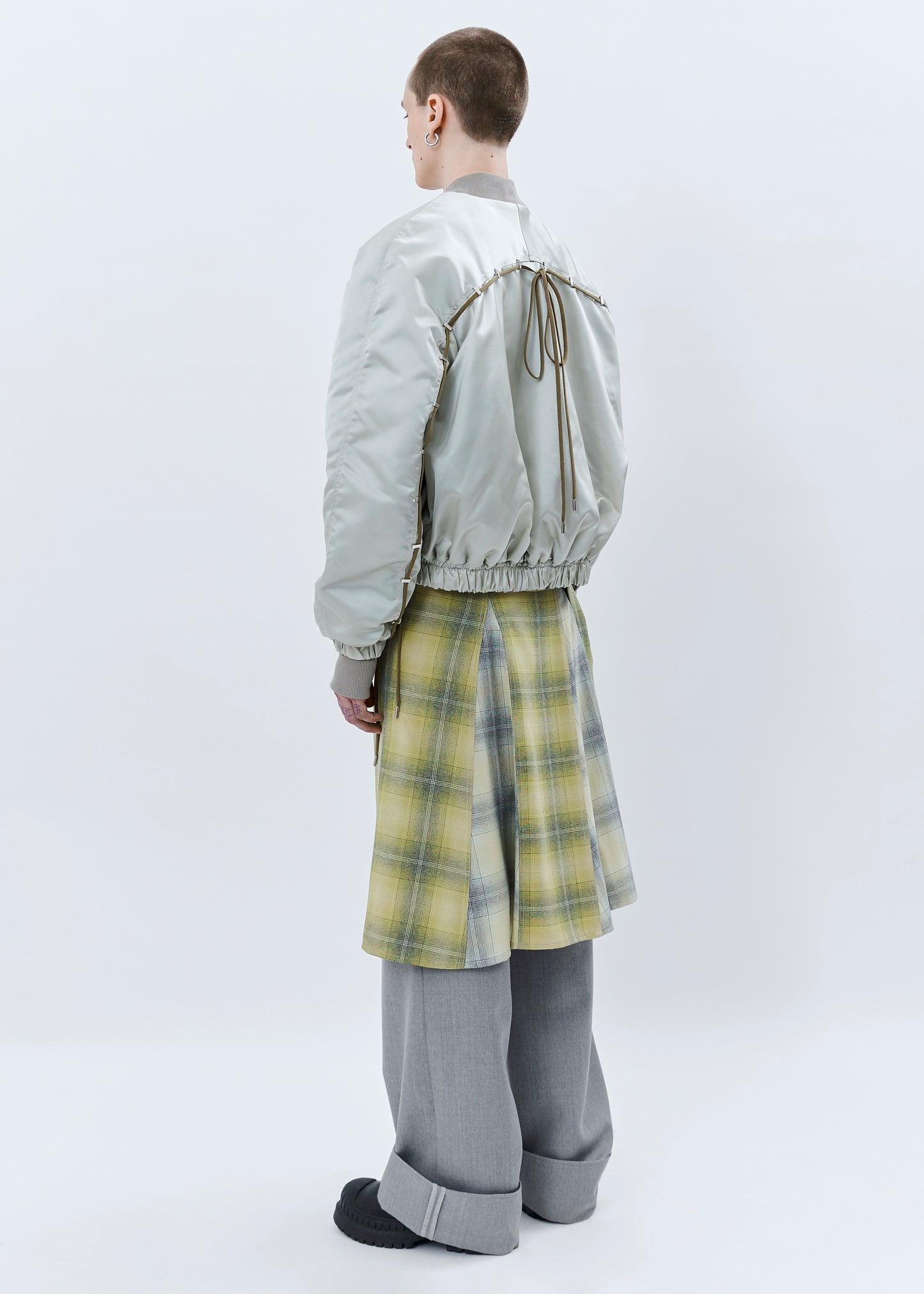 STAPLED BOMBER JACKET