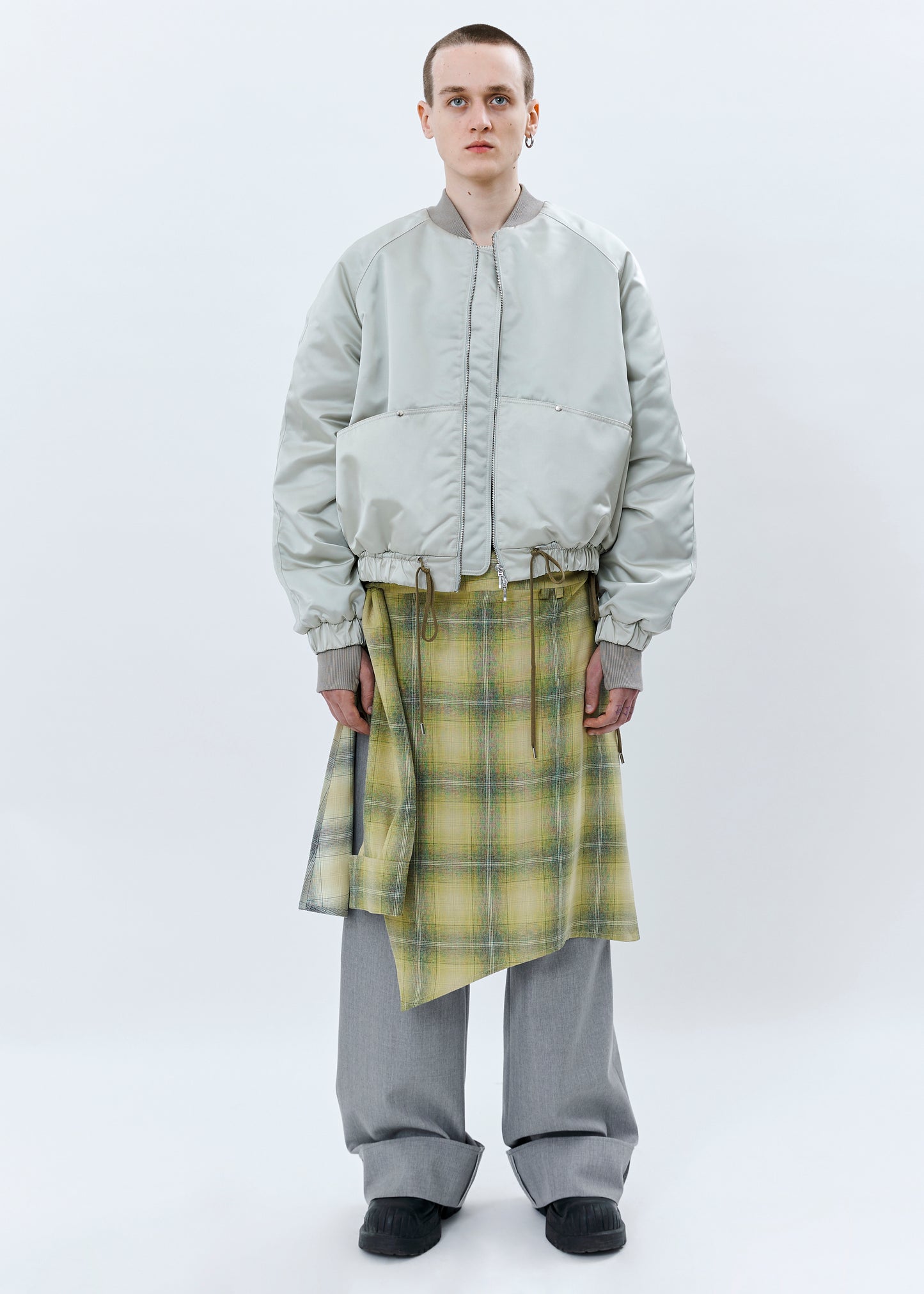 STAPLED BOMBER JACKET