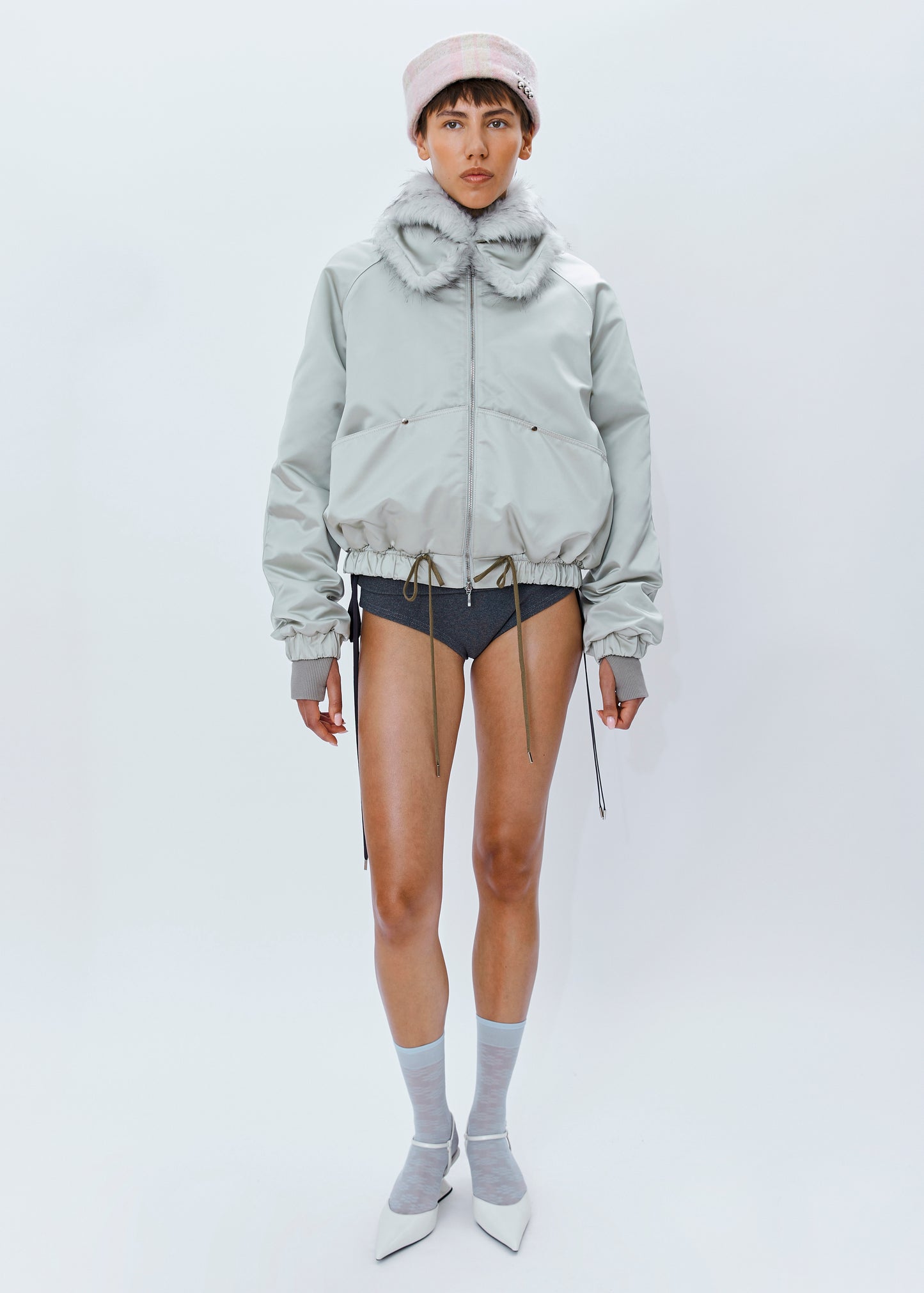 STAPLED BOMBER JACKET
