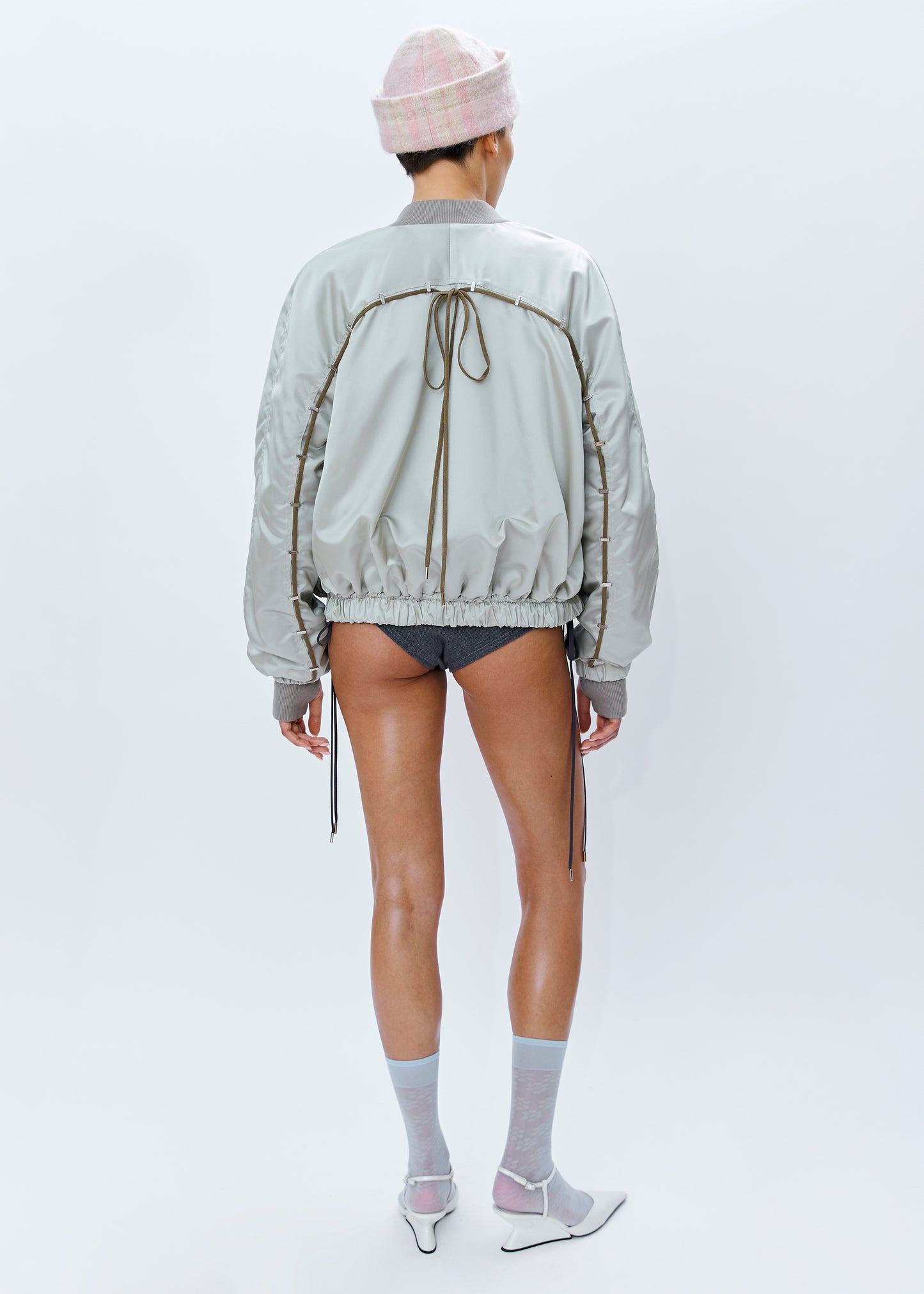 STAPLED BOMBER JACKET