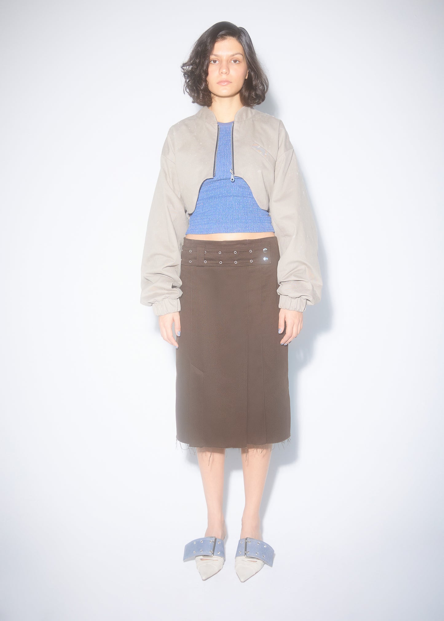 EYELET SKIRT
