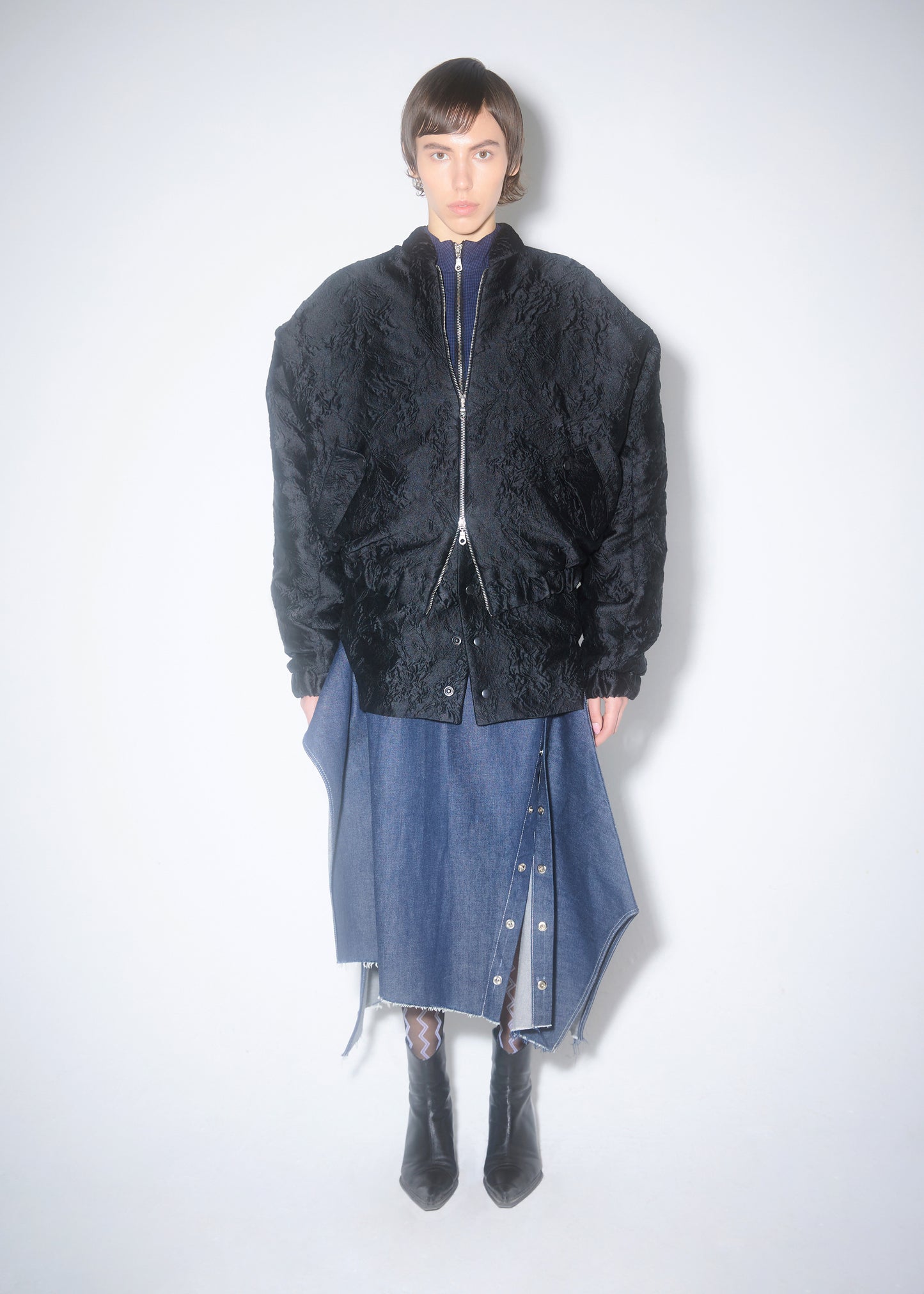 STAPLED BOMBER JACKET