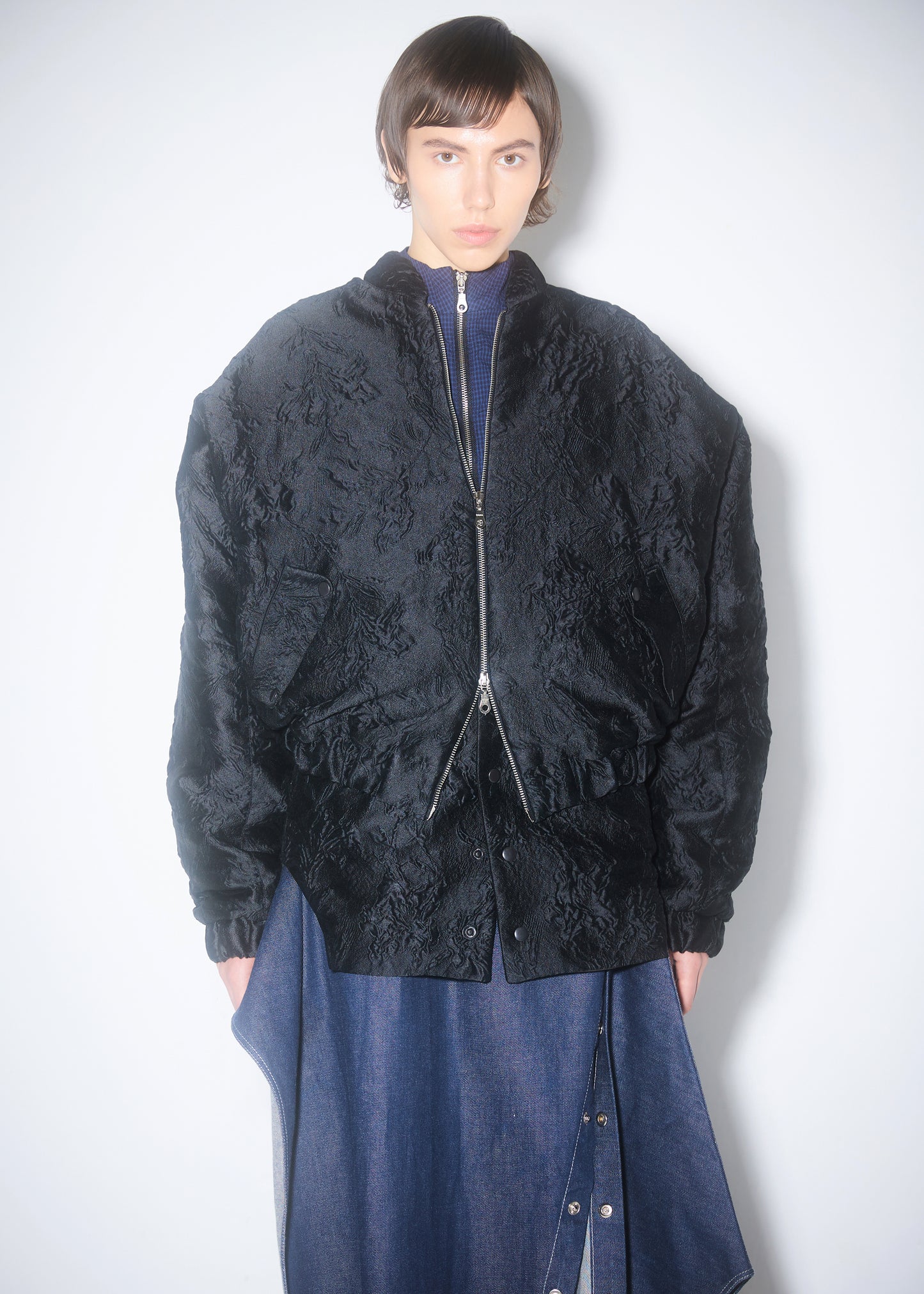 STAPLED BOMBER JACKET