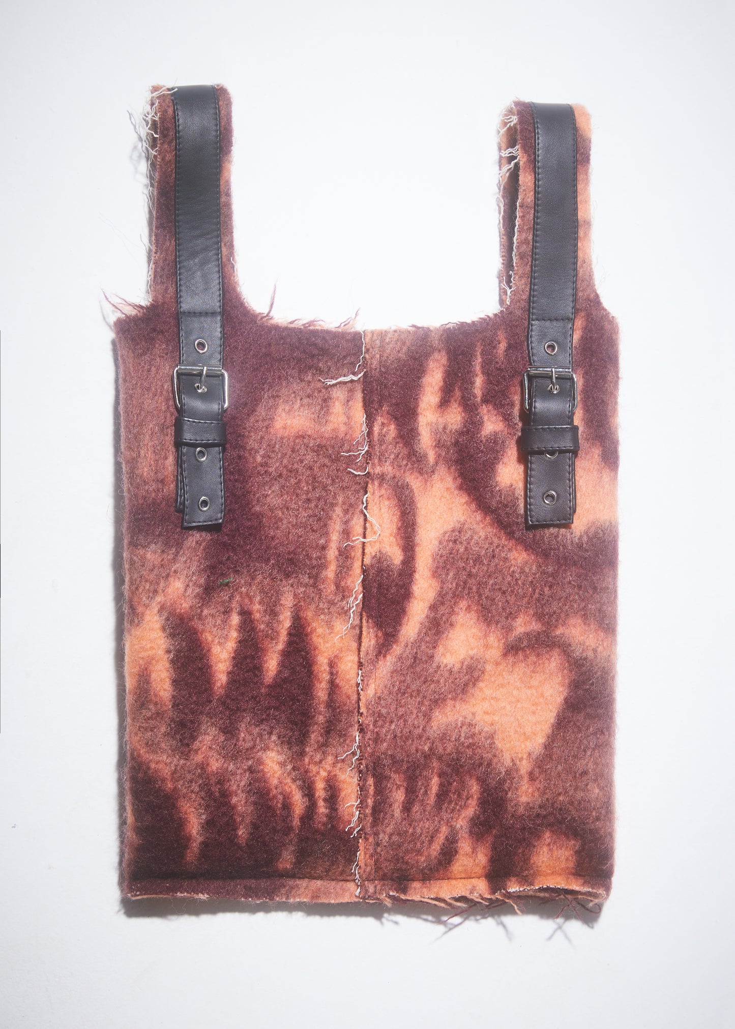 BROWN BLANKET SHOPPER BAG