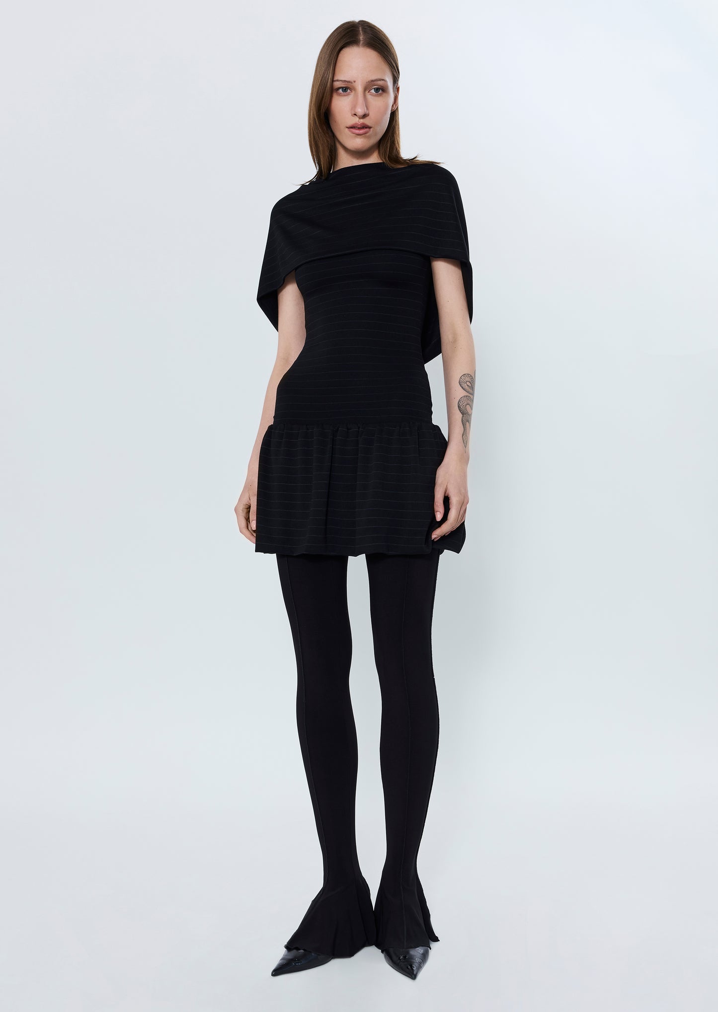 LILY OF THE VALLEY DRESS IN BLACK