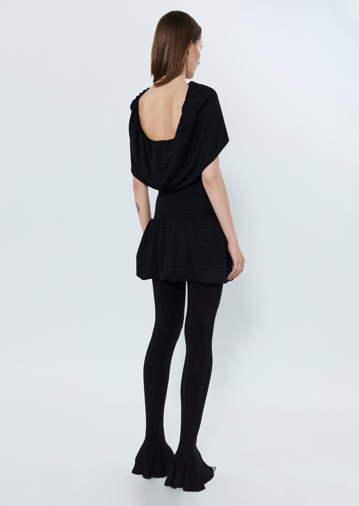 LILY OF THE VALLEY DRESS IN BLACK