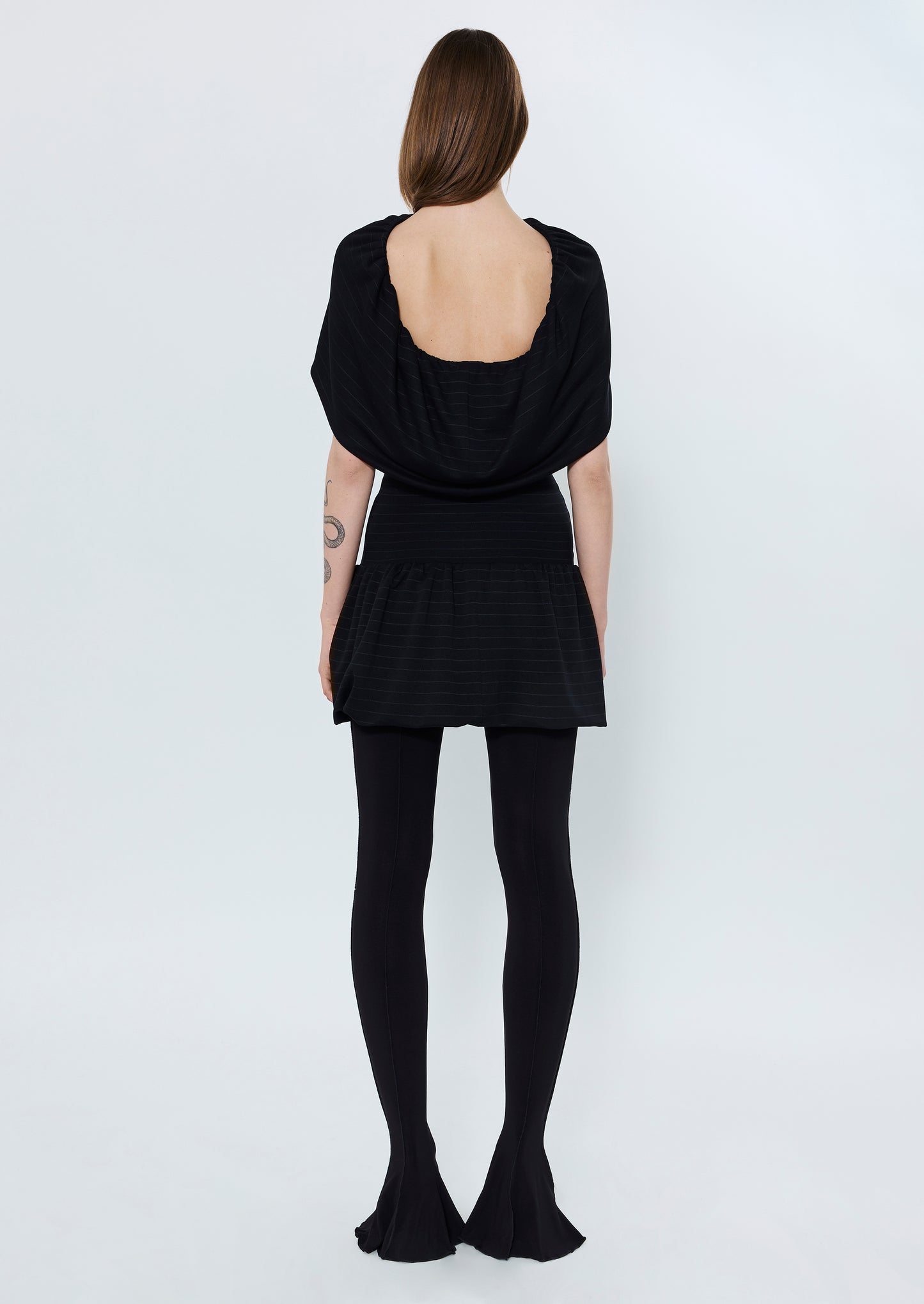 LILY OF THE VALLEY DRESS IN BLACK