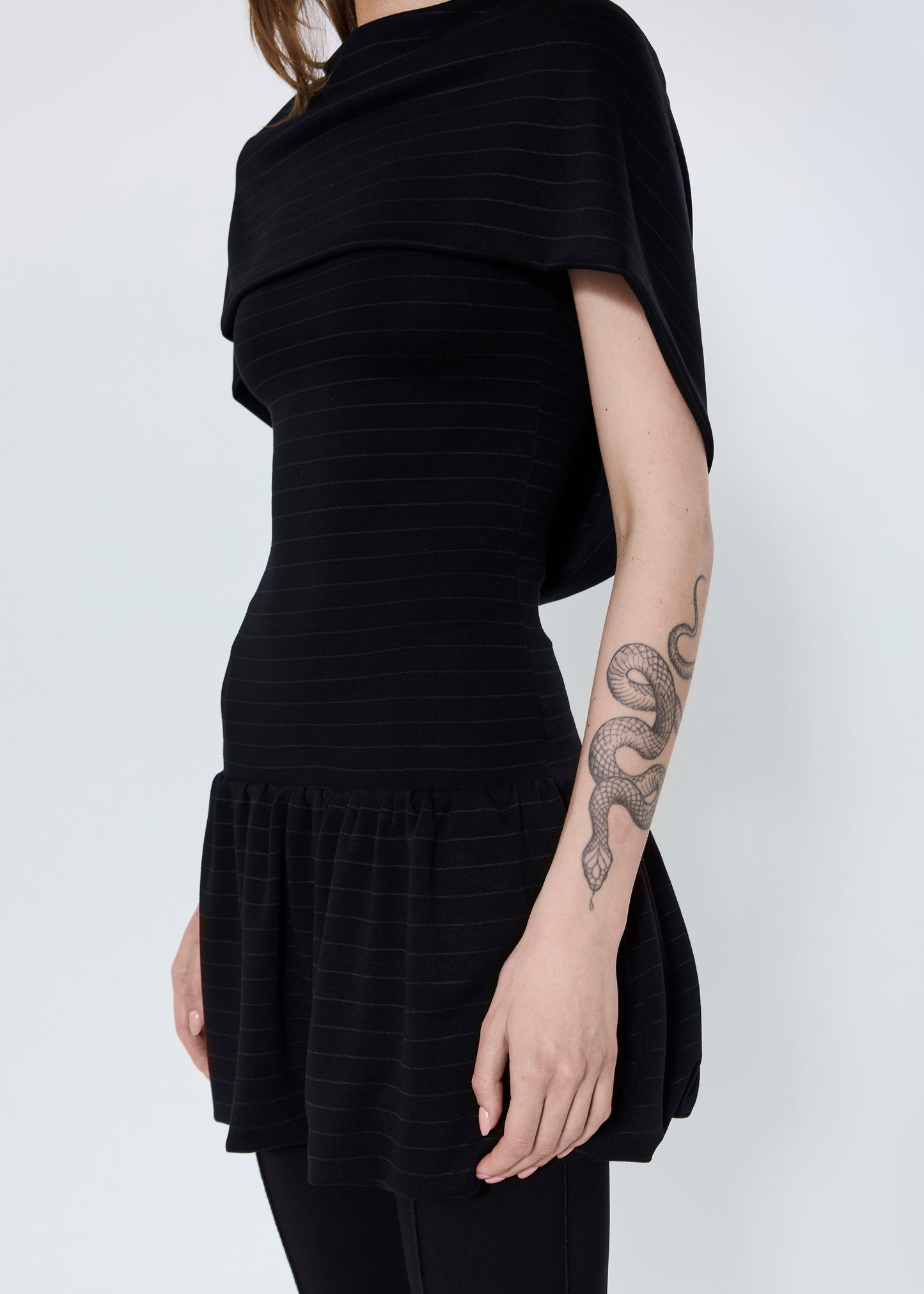 LILY OF THE VALLEY DRESS IN BLACK