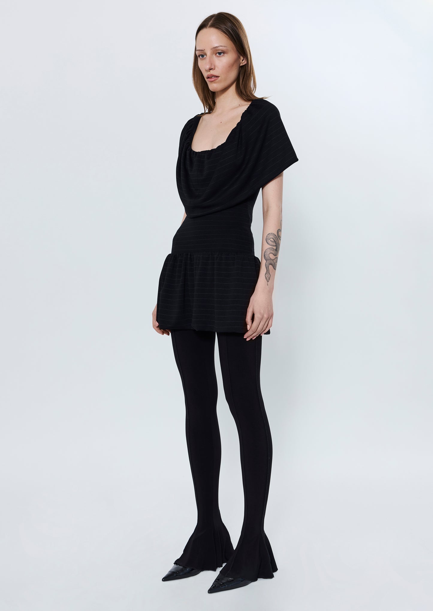 LILY OF THE VALLEY DRESS IN BLACK