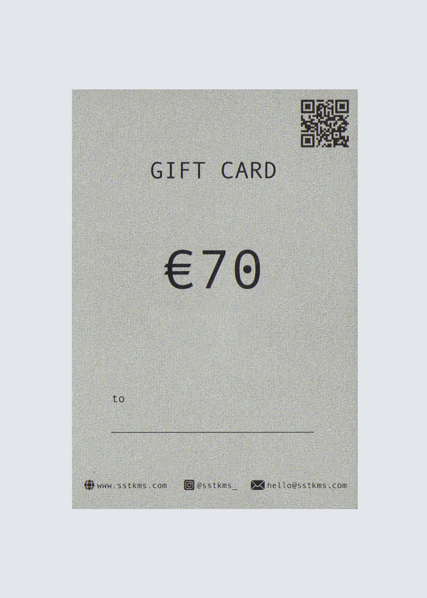 GIFT CARD